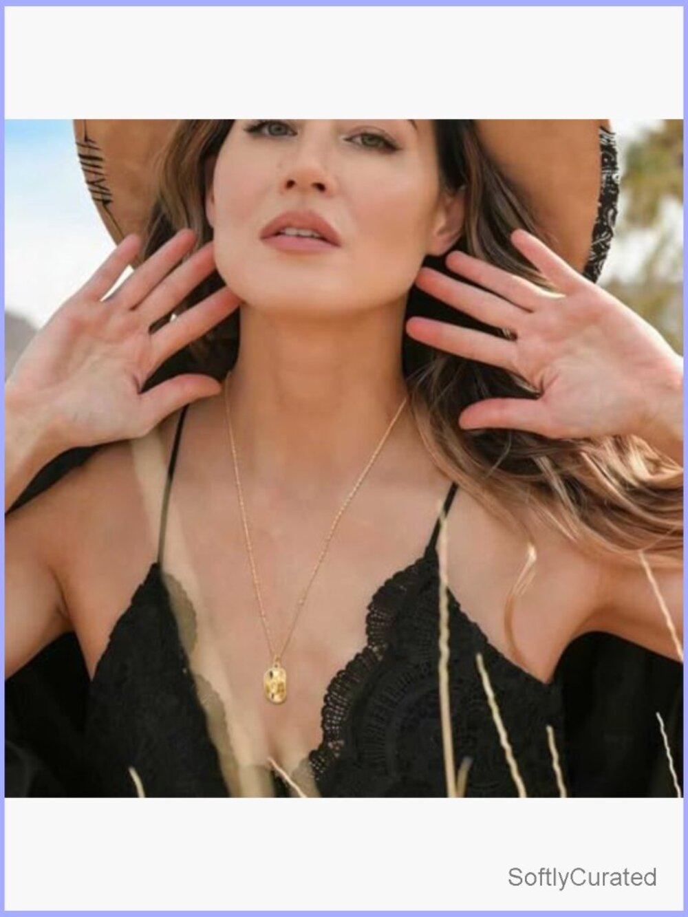 Layered Cowgirl Boot Pistol Pendant Necklace Set 3 Chains - Picture 4 of 7